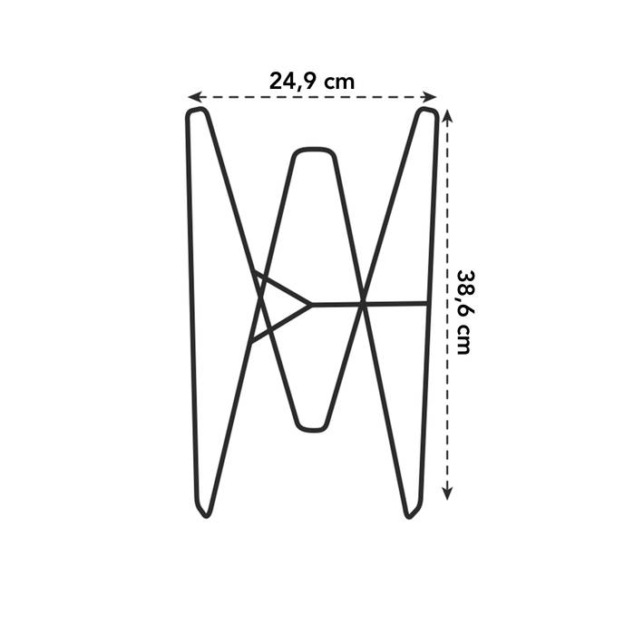 loft urban rahmen 30cm living schwarz